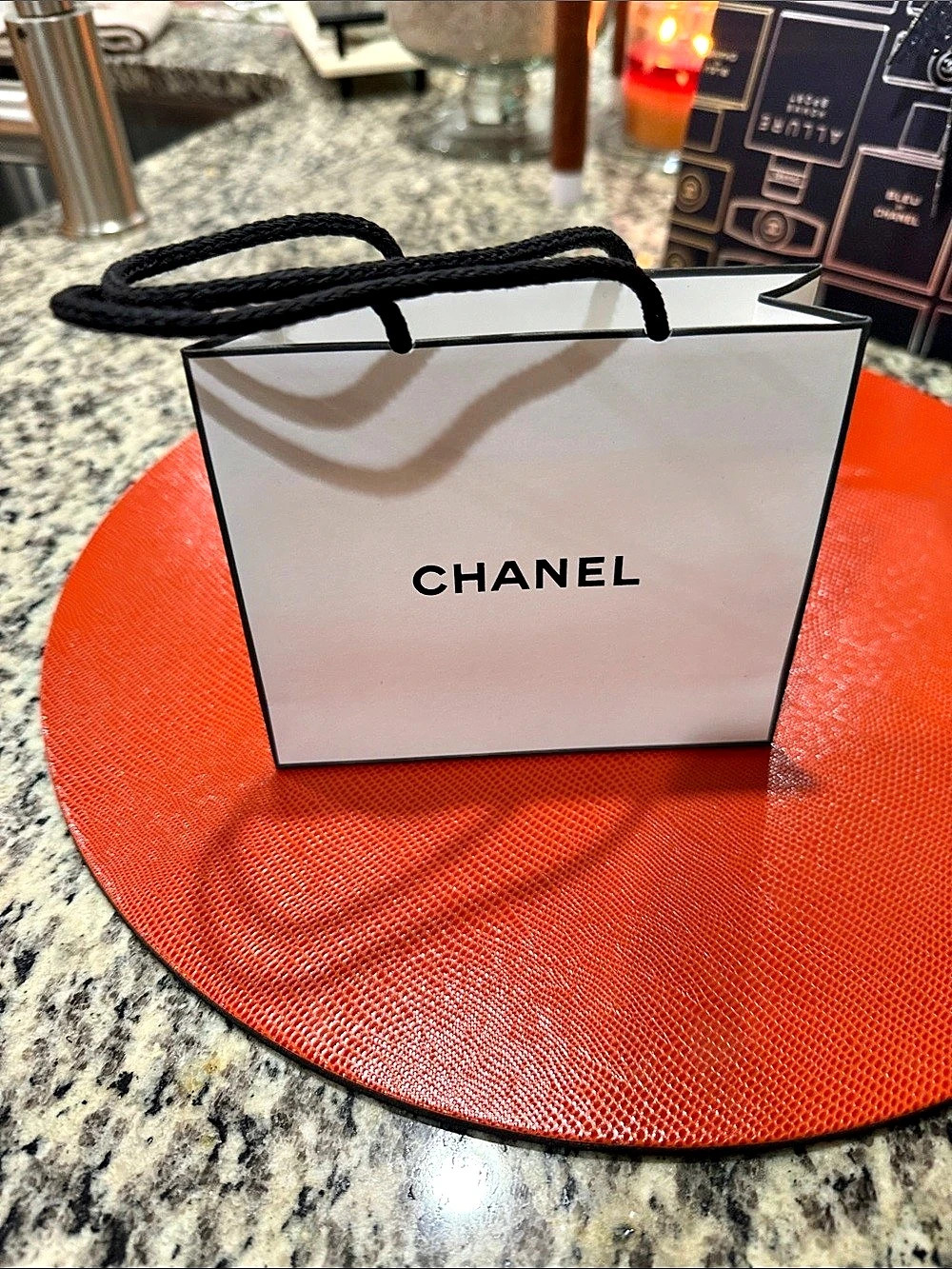 Chanel White Gift Bag